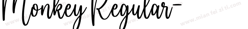 Monkey Regular字体转换